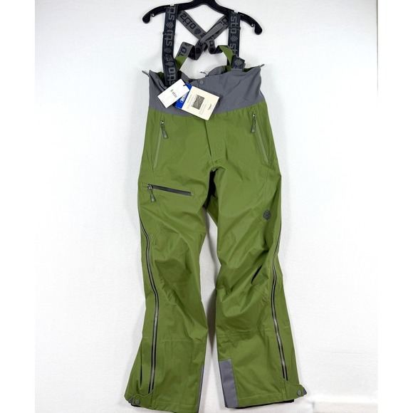 Stio Other - Stio Environ Snow Ski Bib Mens S Pine Green Waterproof Dermizax 221102-421-S NEW